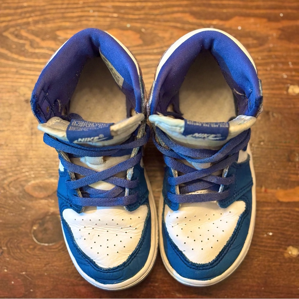 Preloved Nike Jordan 1 Retro High OG True Blue (TD) - Picture 8 of 12